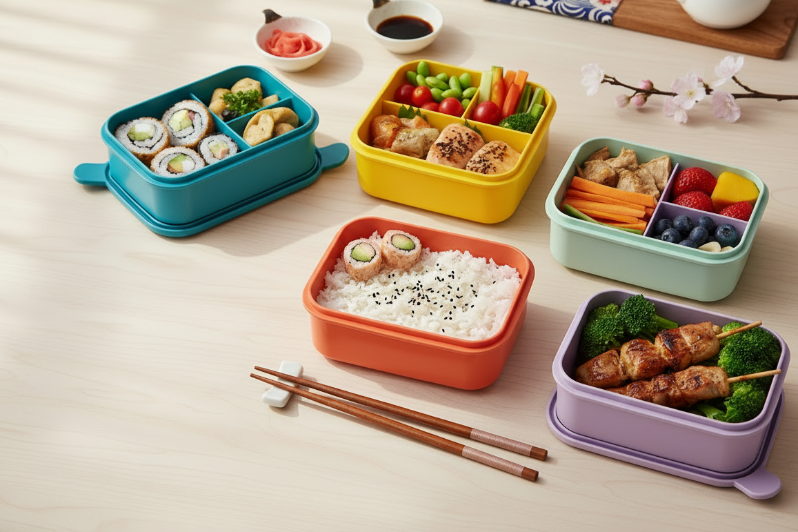 BANNER FOR BENTO STYLE LUNCHBOX E COMMERCE WEBSITE